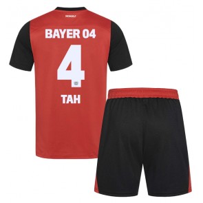 Bayer Leverkusen Jonathan Tah #4 Domaci Dres za Dječji 2024-25 Kratak Rukavima (+ kratke hlače)